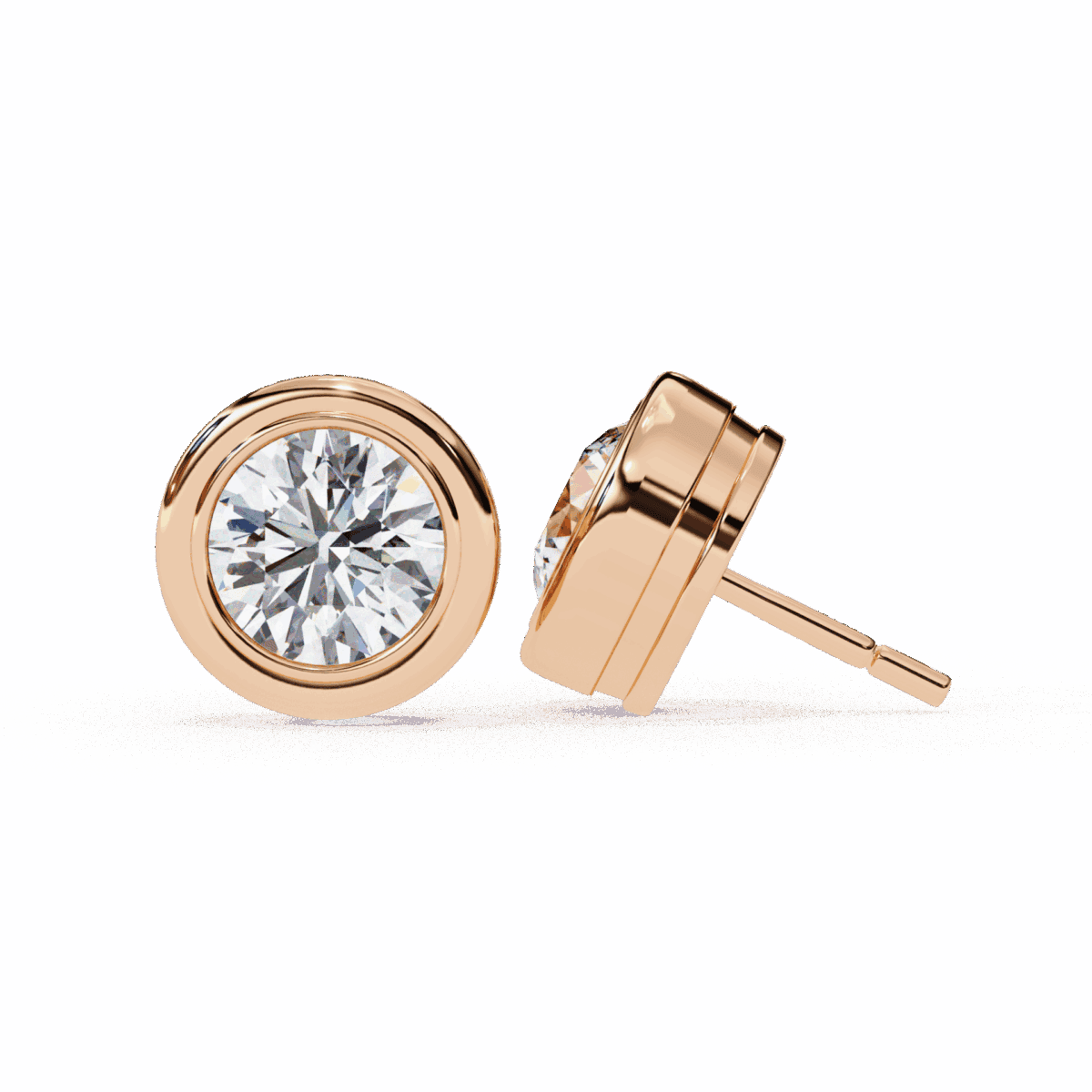 2.5 Carat Everyday Round Solitaire Hoop Earrings  Image 21