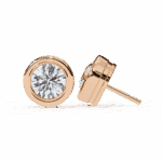 2.5 Carat Everyday Round Solitaire Hoop Earrings - Image 21