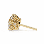 2.5 Carat Radiant Round Solitaire Diamond Earrings - Image 9