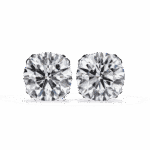 2.5 Carat Grace Round Solitaire Diamond Earrings