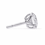 2.5 Carat Grace Round Solitaire Diamond Earrings - Image 2