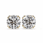 2.5 Carat Grace Round Solitaire Diamond Earrings - Image 8