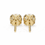 2.5 Carat Grace Round Solitaire Diamond Earrings - Image 12