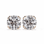 2.5 Carat Grace Round Solitaire Diamond Earrings - Image 15