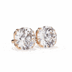 2.5 Carat Grace Round Solitaire Diamond Earrings - Image 20