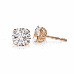 2.5 Carat Grace Round Solitaire Diamond Earrings - Image 21