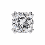 2.25 Carat Refined Cushion Solitaire Diamond Earrings - Image 3