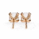 2.25 Carat Refined Cushion Solitaire Diamond Earrings - Image 19