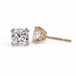 2.25 Carat Refined Cushion Solitaire Diamond Earrings - Image 21