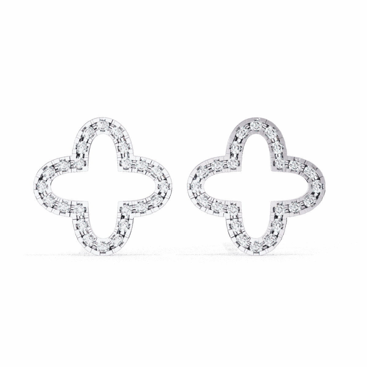 0.2 Carat Elegant Round Diamond Stud Earrings  Image 1