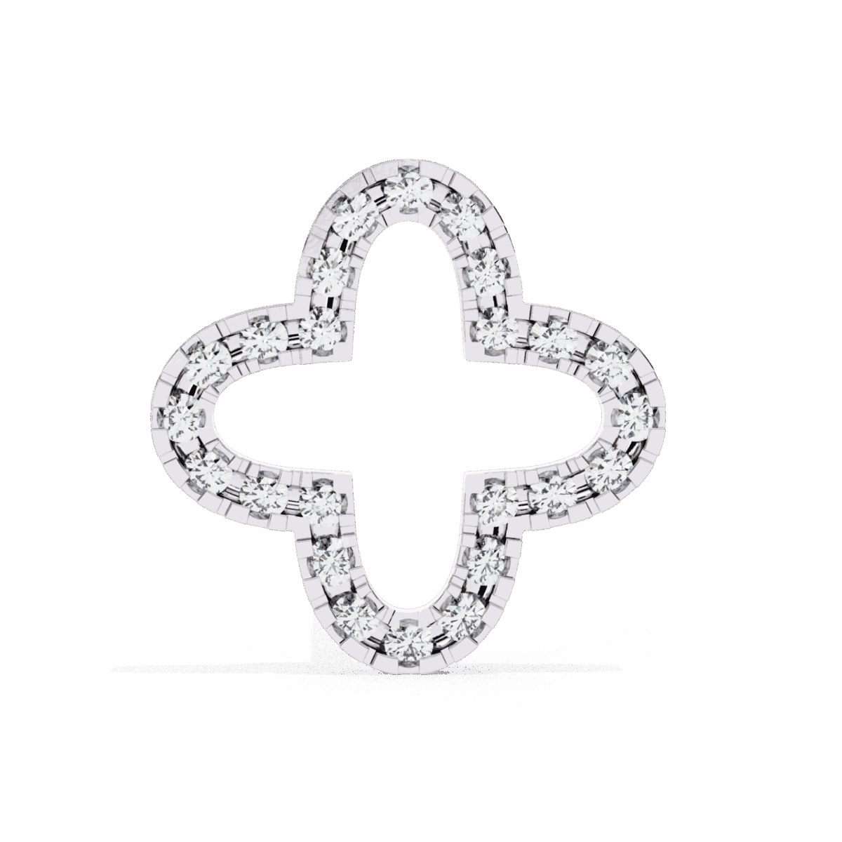 0.2 Carat Elegant Round Diamond Stud Earrings  Image 3