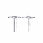 0.2 Carat Elegant Round Diamond Stud Earrings - Image 4