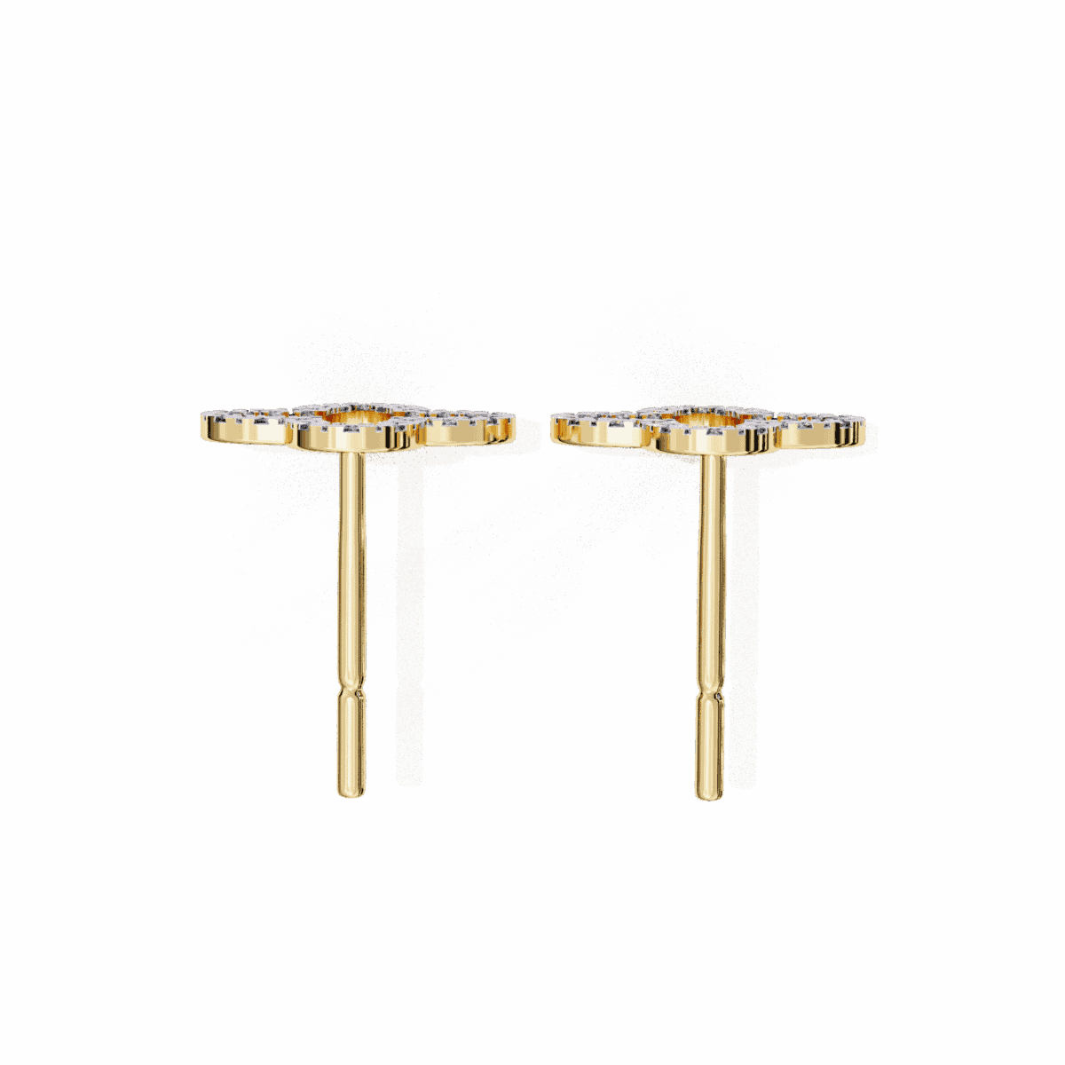 0.2 Carat Elegant Round Diamond Stud Earrings  Image 9