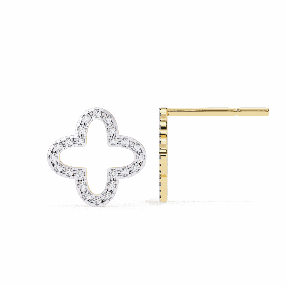 0.2 Carat Elegant Round Diamond Stud Earrings  Image 12