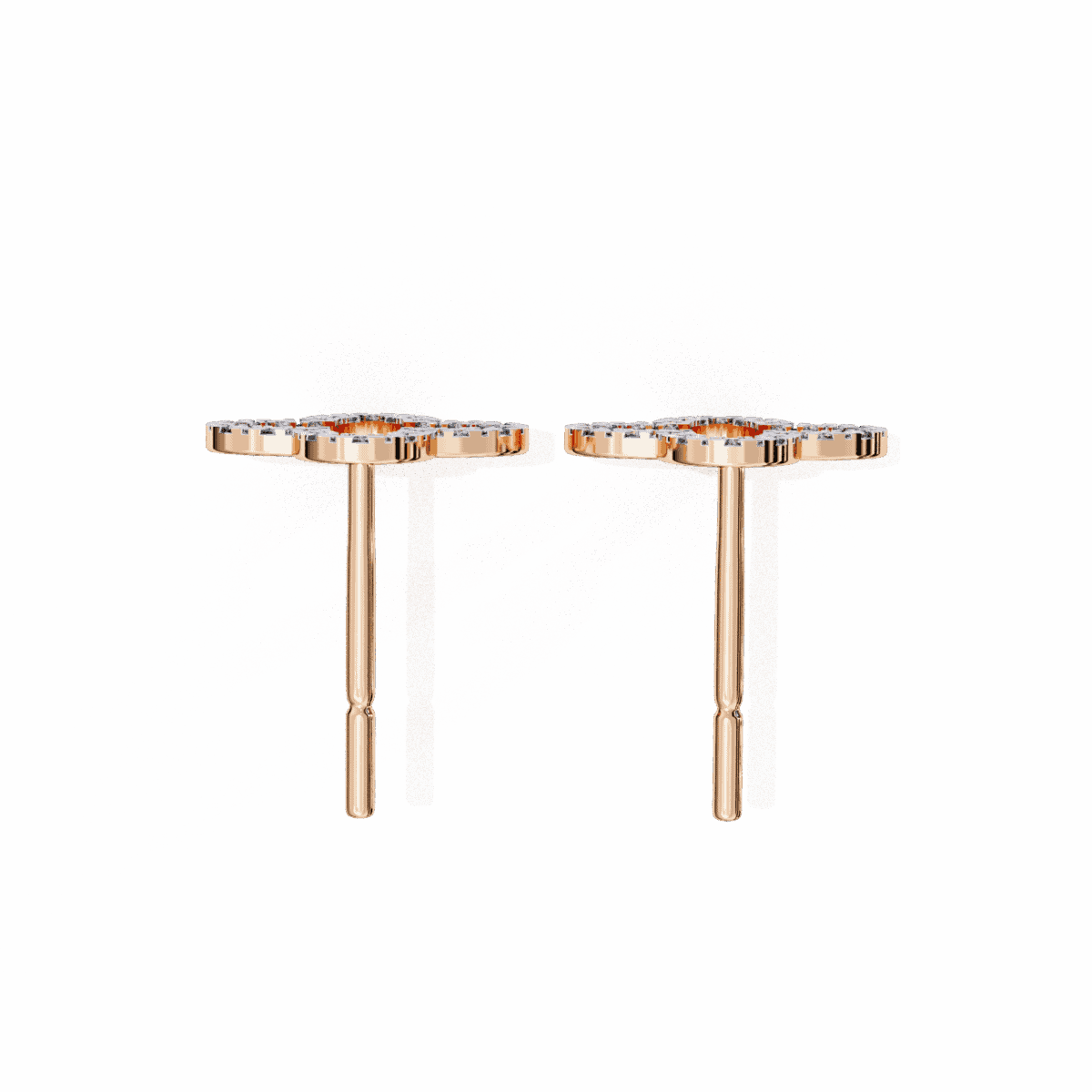 0.2 Carat Elegant Round Diamond Stud Earrings  Image 15