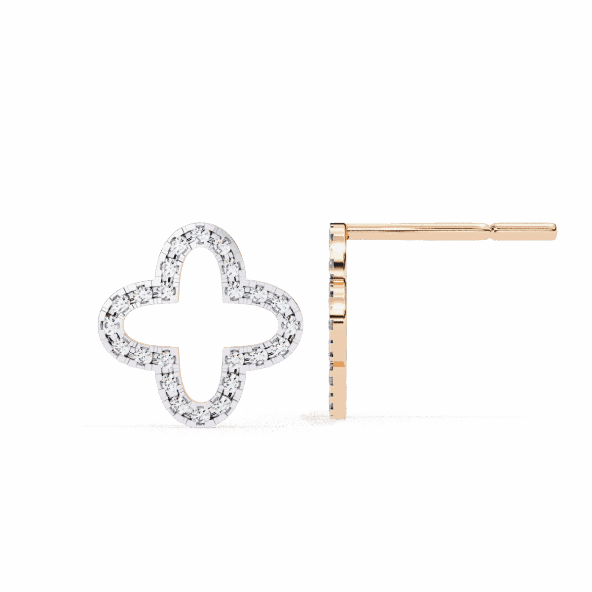 0.2 Carat Elegant Round Diamond Stud Earrings  Image 17