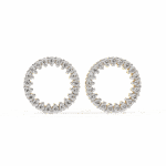 0.3 Carat Classic Round Diamond Hoop Earrings - Image 8