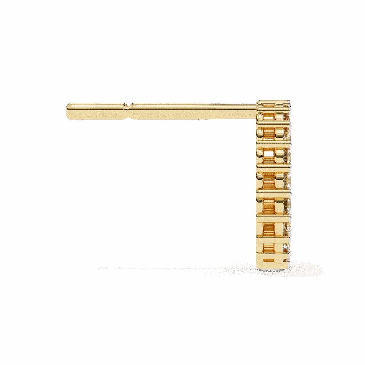 0.3 Carat Classic Round Diamond Hoop Earrings  Image 9