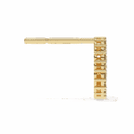 0.3 Carat Classic Round Diamond Hoop Earrings - Image 9