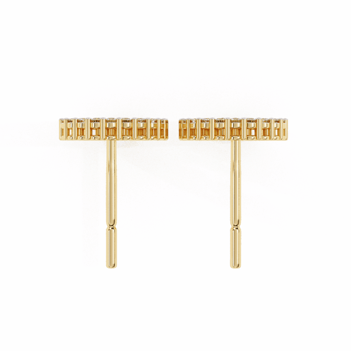 0.3 Carat Classic Round Diamond Hoop Earrings  Image 11