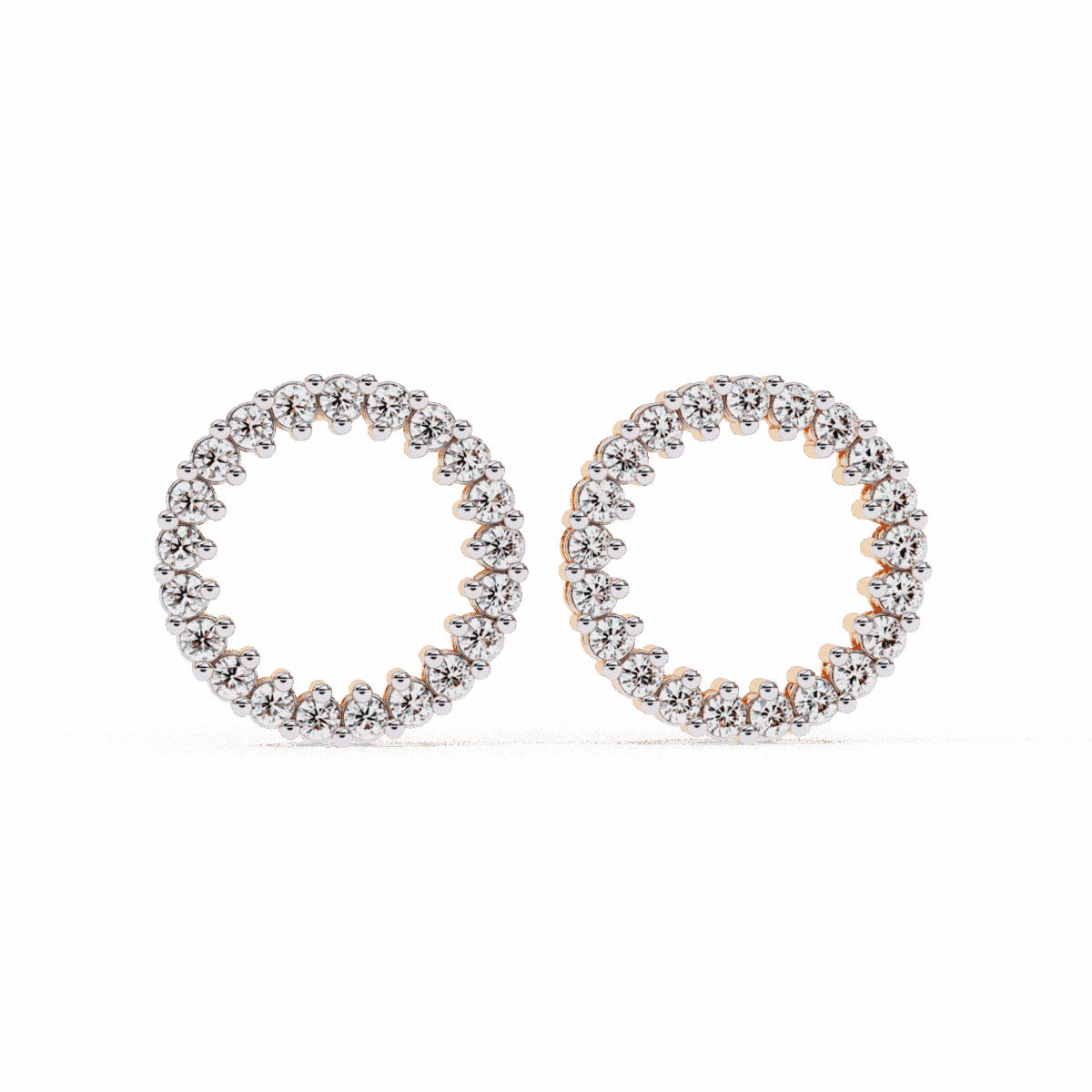 0.3 Carat Classic Round Diamond Hoop Earrings  Image 15