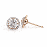 0.9 Carat Modern Round Duo Hoop Diamond Earrings - Image 21