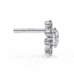 1.25 Carat Modern Round Duo Diamond Stud Earrings - Image 2