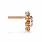 1.25 Carat Modern Round Duo Diamond Stud Earrings - Image 13