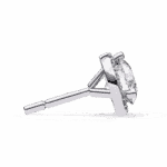 2 Carat Dual Round Diamond Stud Earrings - Image 2