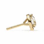 2 Carat Dual Round Diamond Stud Earrings - Image 9