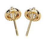 2 Carat Dual Round Diamond Stud Earrings - Image 12