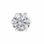 2.5 Carat Eternal Round Solitaire Hoop Earrings - Image 3