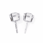 2.5 Carat Eternal Round Solitaire Hoop Earrings - Image 4