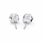 2.5 Carat Eternal Round Solitaire Hoop Earrings - Image 5