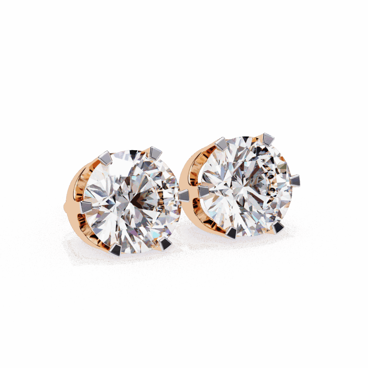 2.5 Carat Eternal Round Solitaire Hoop Earrings  Image 16