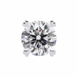 2.5 Carat Modern Round Solitaire Hoop Earrings - Image 3