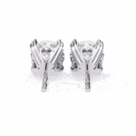 2.5 Carat Modern Round Solitaire Hoop Earrings - Image 5