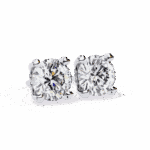 2.5 Carat Modern Round Solitaire Hoop Earrings - Image 6