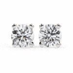 2.5 Carat Modern Round Solitaire Hoop Earrings - Image 8