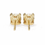 2.5 Carat Modern Round Solitaire Hoop Earrings - Image 11