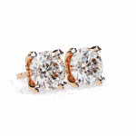 2.5 Carat Modern Round Solitaire Hoop Earrings - Image 18