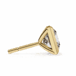 1.75 Carat Princess Solitaire Diamond Earrings - Image 9