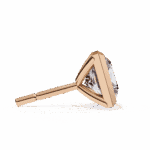 1.75 Carat Princess Solitaire Diamond Earrings - Image 16