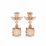 1.25 Carat Radiant Marquise & Pear Diamond Dangle Earrings - Image 19