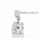 2 Carat Grace Marquise & Round Diamond Dangle Earrings - Image 2