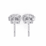 2 Carat Grace Marquise & Round Diamond Dangle Earrings - Image 4