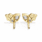 0.5 Carat Marquise and Round Diamond Cluster Stud Earrings - Image 9