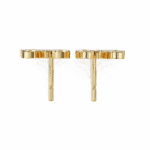 0.4 Carat Elegant Marquise and Round Diamond Stud Earrings - Image 8