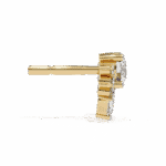 0.7 Carat Multi-Stone Marquise and Round Diamond Stud Earrings - Image 8