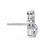 1.5 Carat Alternating Marquise and Round Diamond Stud Earrings - Image 2